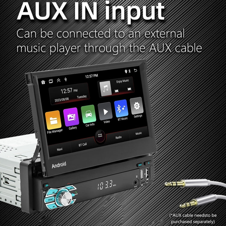 HD 7 inch Single Din Car Android Player GPS Navigation Bluetooth Touch Stereo Radio, Support Mirror Link & FM & WIFI, 9706 HD 7 inch Single Din Car Android Player GPS Navigation Bluetooth Touch Stereo Radio, Support Mirror Link & FM & WIFI, 9706
